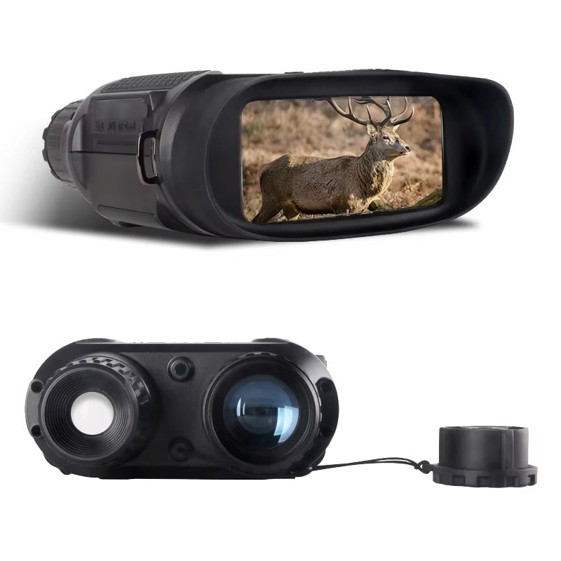 Wisdom View|Infrared Night Vision Binocular|Day and Night Use|magnification 3.5X to 7X
Understanding Infrared Night Vision
Infrared night vision technology works by capturing infrared light, which is invisible to the naked eye, and converting it into a visible image. This allows you to see in complete darkness, as the binoculars amplify available light and display it on a digital screen. The technology is invaluable for situations where natural light is limited, providing enhanced visibility and situation