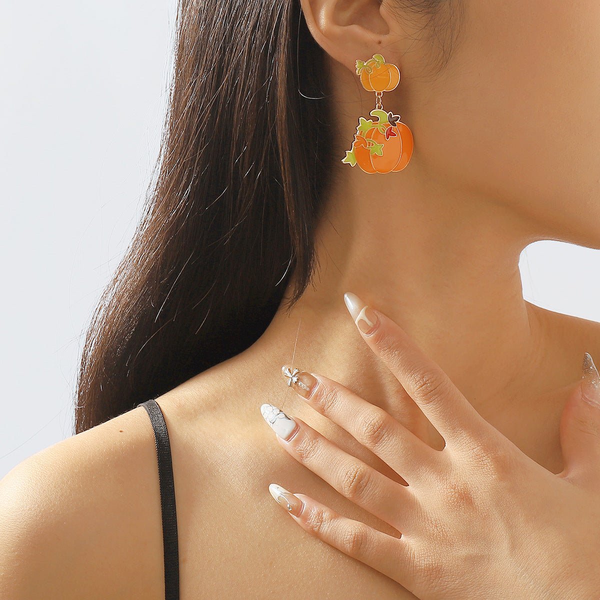 Halloween Pumkin Earrings