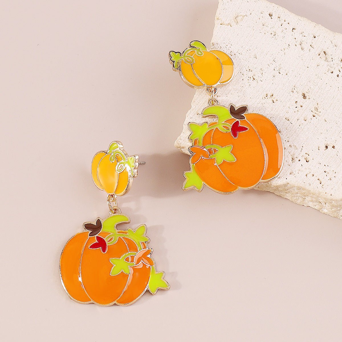 Halloween Pumkin Earrings