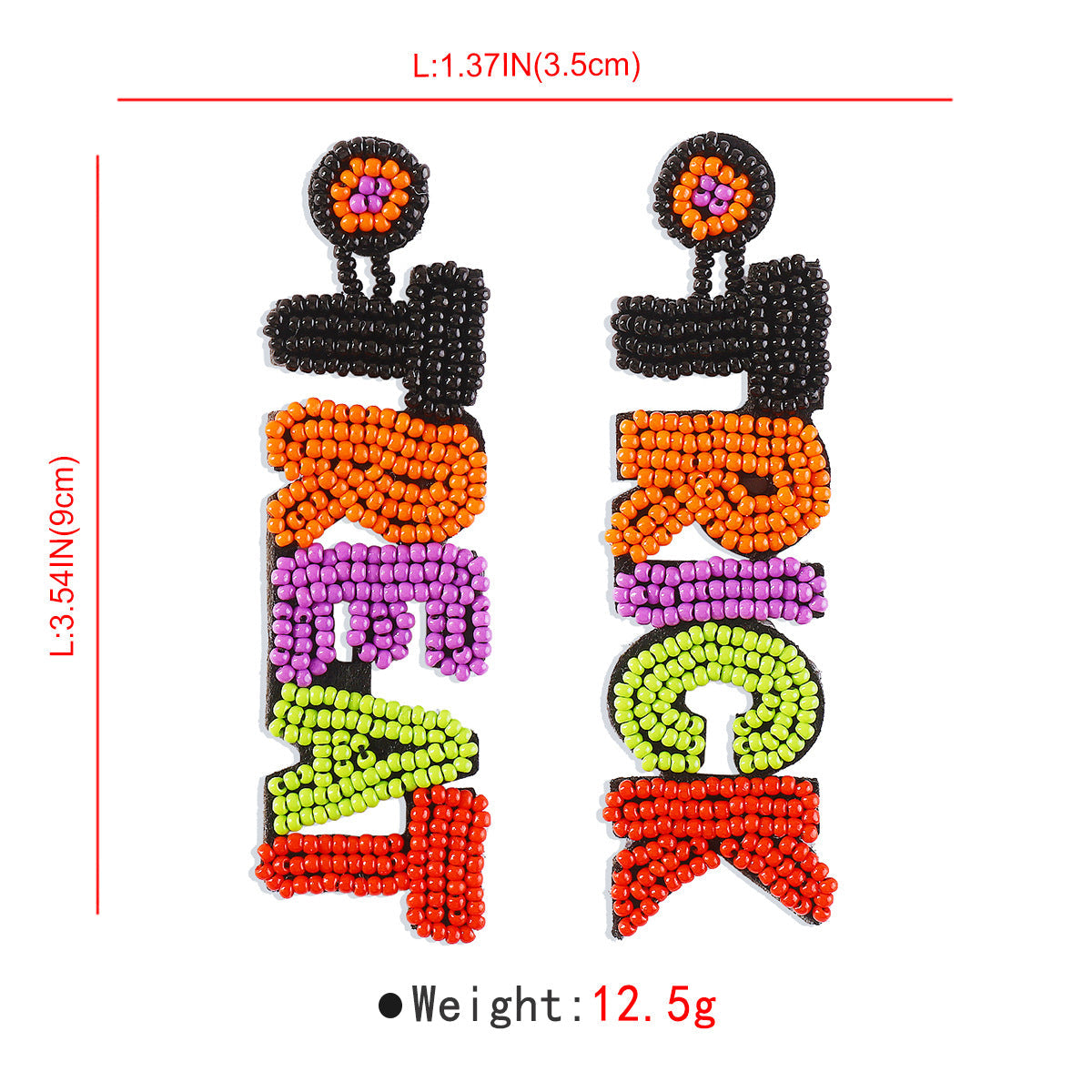 trick or treat earrings - Halloween