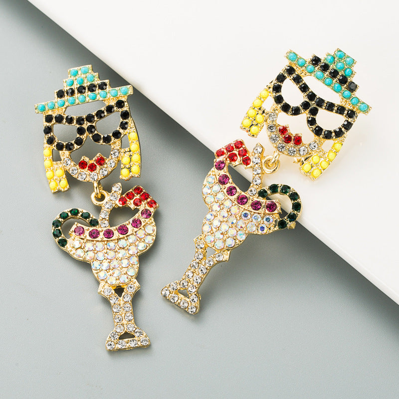 Bohemian Style Earrings -Rhinestone