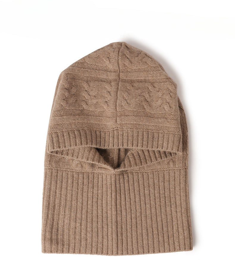 Arctic Embrace|Cashmere Hooded Beanie|All-Gender Style|Unmatched Comfort and Fit