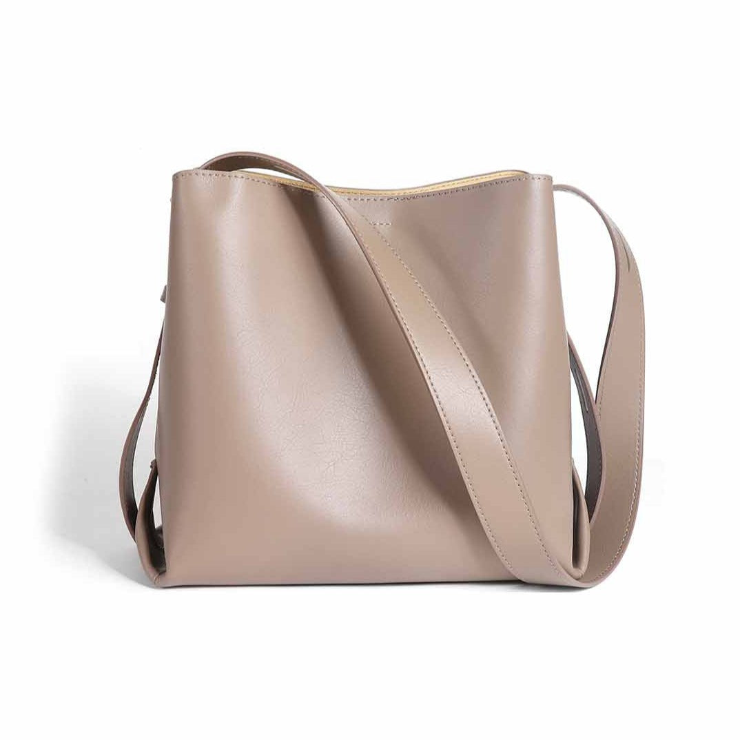 Exquisite Niche Light High-end Bucket Bag| Genuine leather|Tote Bag - Jin's Finds