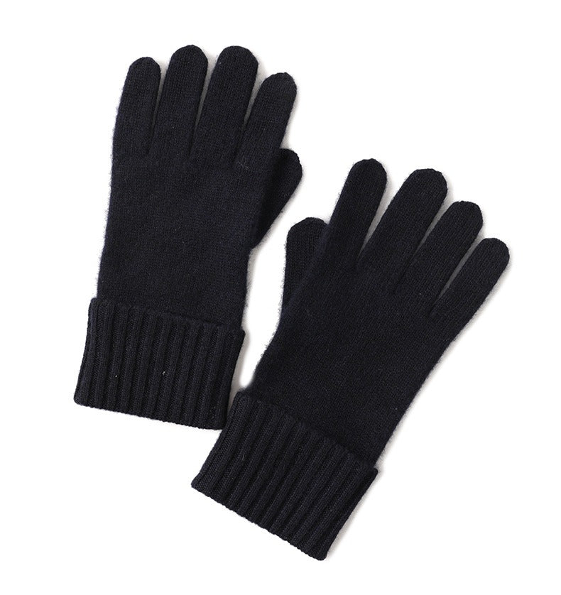 Cashmere Duo|Luxurious Cashmere Beanie and Gloves Set|Artisan Craftsmanship-Perfect Fit: The beanie measures 23cm x 23cm, with a 6.5cm folded brim, offering a snug and comfortable fit. The gloves are designed with a length of 23cm and a palm circumference of 16cm, ensuring a seamless fit for most hands.