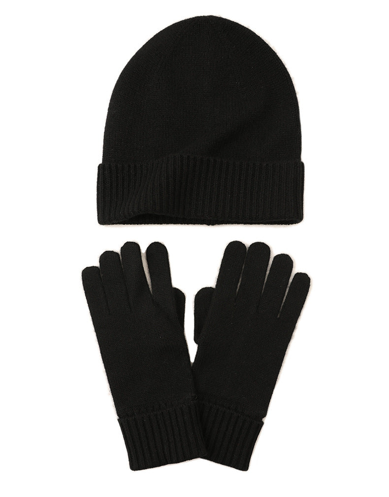 Cashmere Duo|Luxurious Cashmere Beanie and Gloves Set|Artisan Craftsmanship-Dark Blue Elevate your winter wardrobe with our exquisite Beanie and Gloves Set, meticulously crafted from 100% pure cashmere sourced from the pristine landscapes of Inner Mongolia, China. This set embodies both elegance and warmth, offering unparalleled comfort and style.