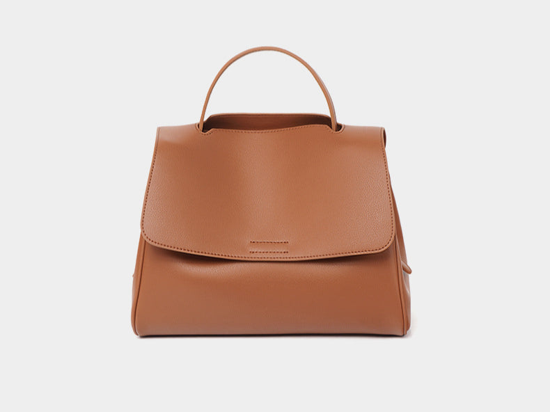 Executive_Ensemble_Premium_Split_Cowhide_Leather_Satchel_Bag-Mohogany Colour-Horizontal Square Shape