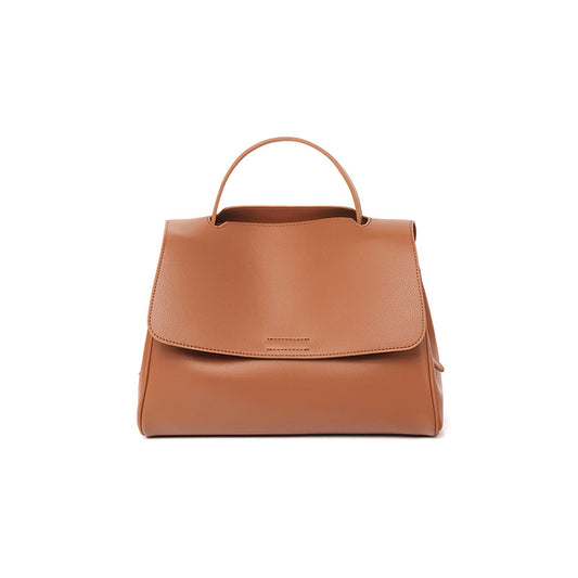 Executive Ensemble|Premium Split Cowhide Leather Satchel Bag-Mahogany Colour