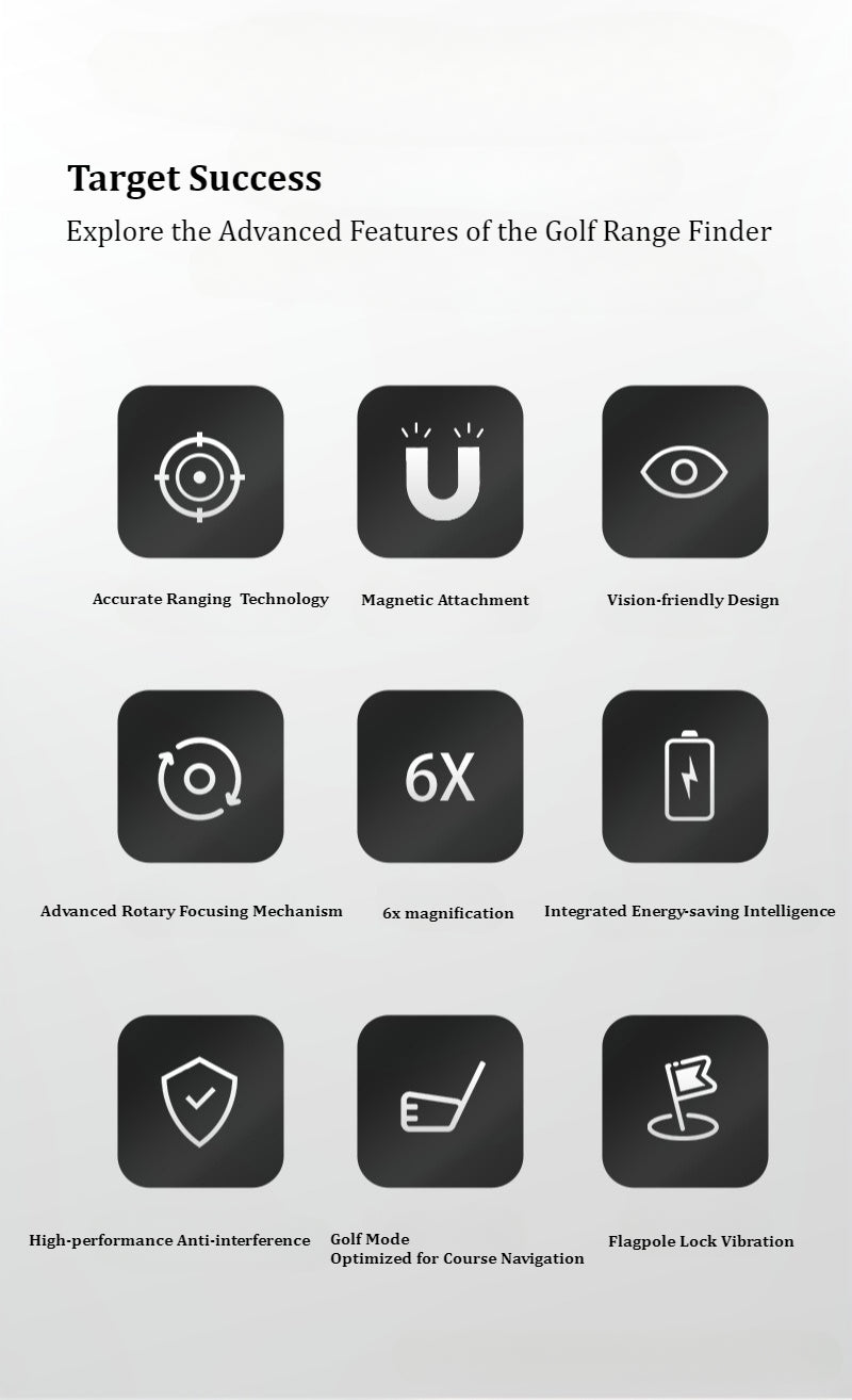 FalconFocus-Golf Range Finder- target success