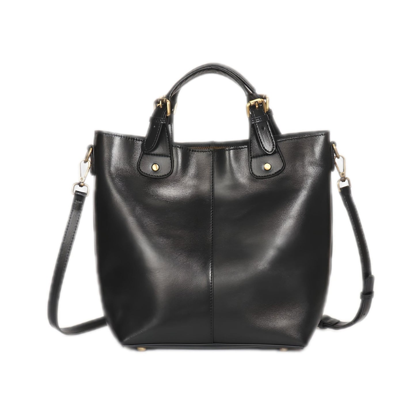 Tote Deluxe|Top-Grain Oil-wax Cowhide|Genuine Leather Tote Bag|Versatile Statement
