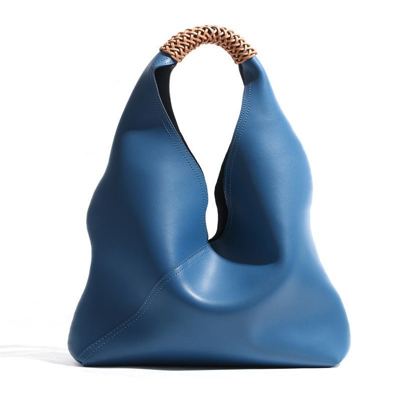 The Essential Enclave|Bucket Bag Masterpiece|Small Grain Cowide Leather-plain weave - Jin's Finds