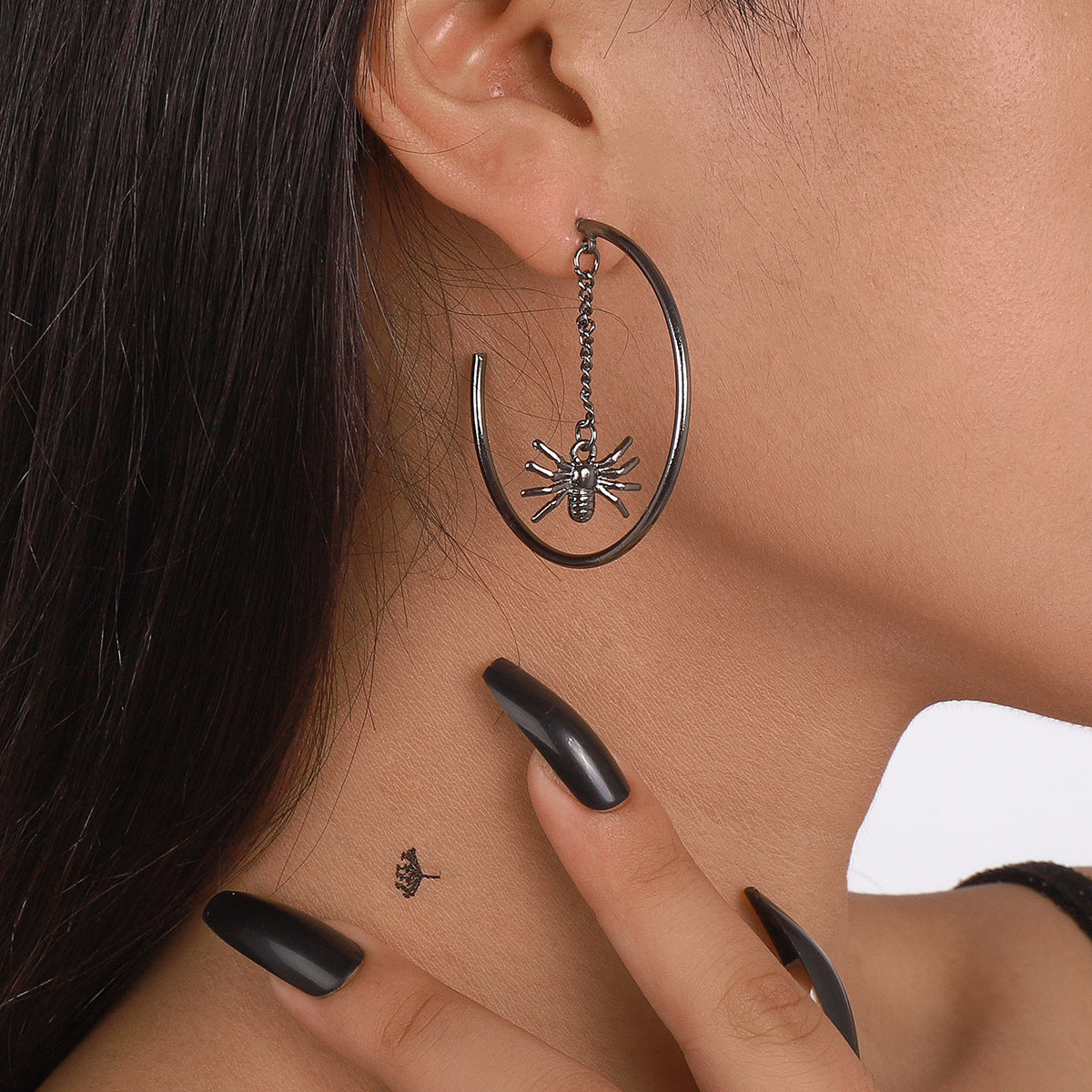 Halloween Earring -Spider and Spider web