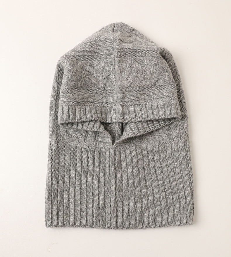 Arctic Embrace|Cashmere Hooded Beanie|All-Gender Style|Unmatched Comfort and Fit