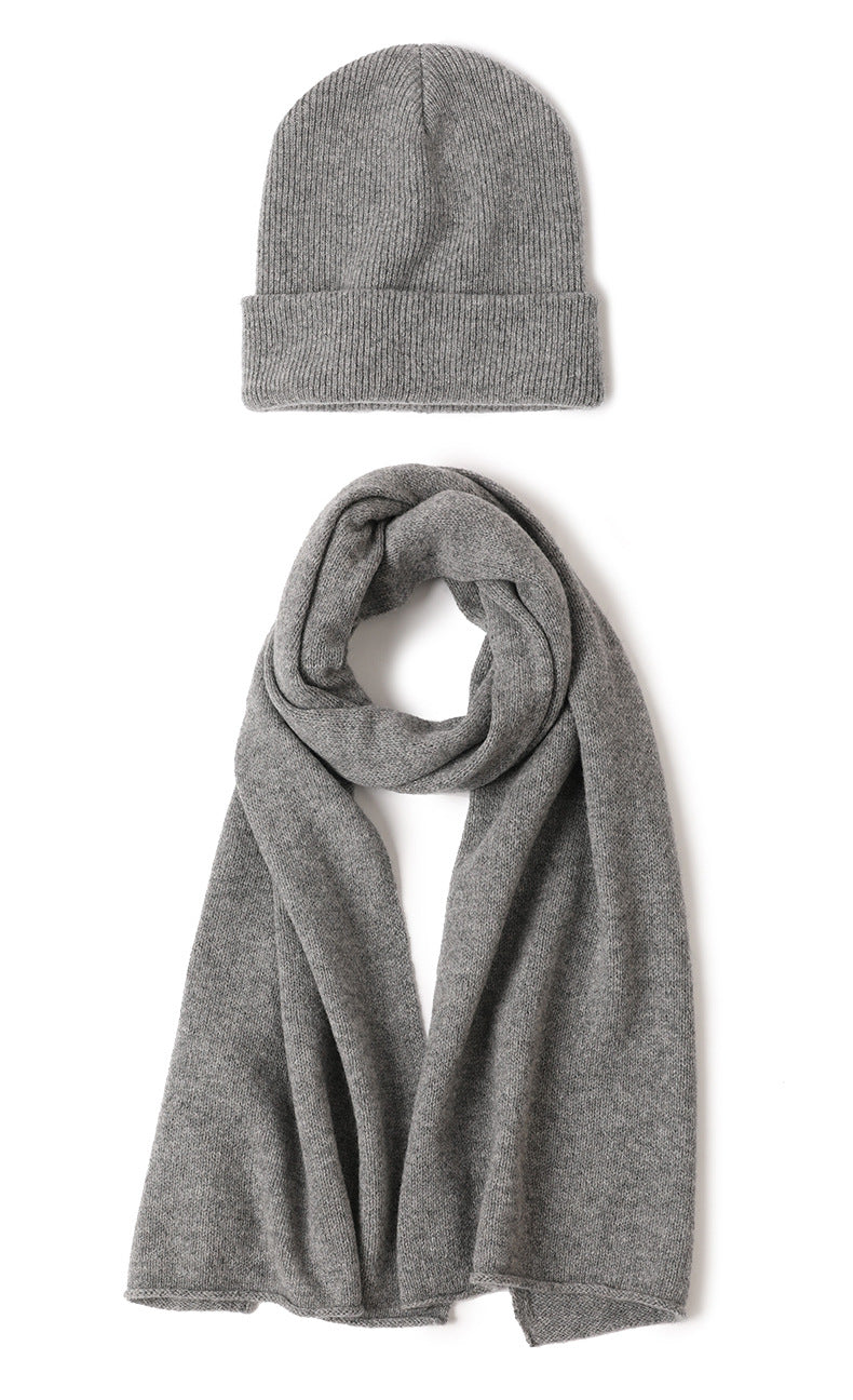 Luxe Winter Duo|Unisex Beanie and Scarf set|Wool and Yak Cashmere|Four Colours Available