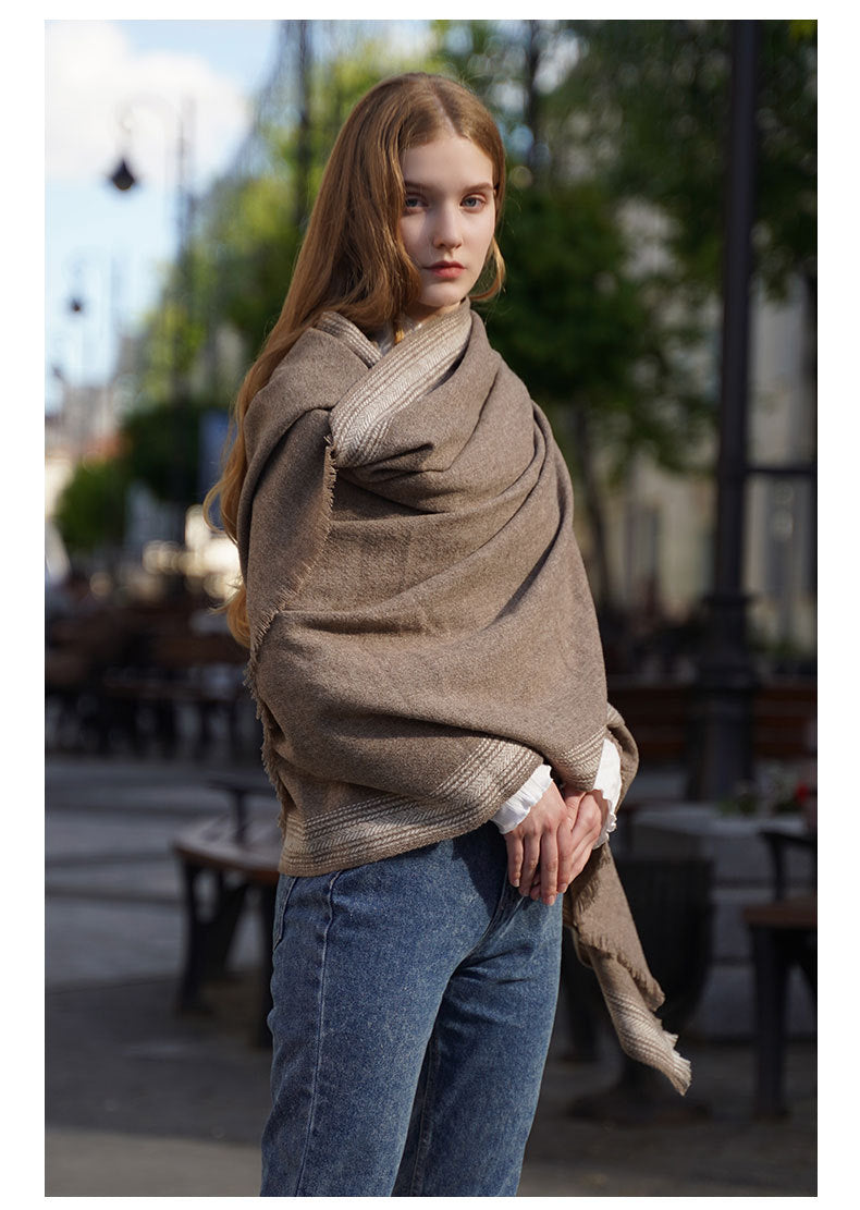 Serenade Lambswool Wrap|Pure Lambswool Shawl|Unmatched Softness and Safe Elegance