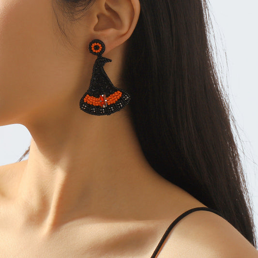 Halloween - Witch Hat Earrings