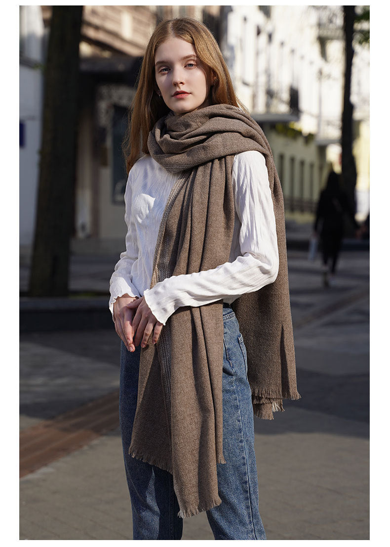 Serenade Lambswool Wrap|Pure Lambswool Shawl|Unmatched Softness and Safe Elegance