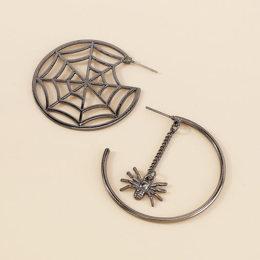 Halloween Earring -Spider and Spider web