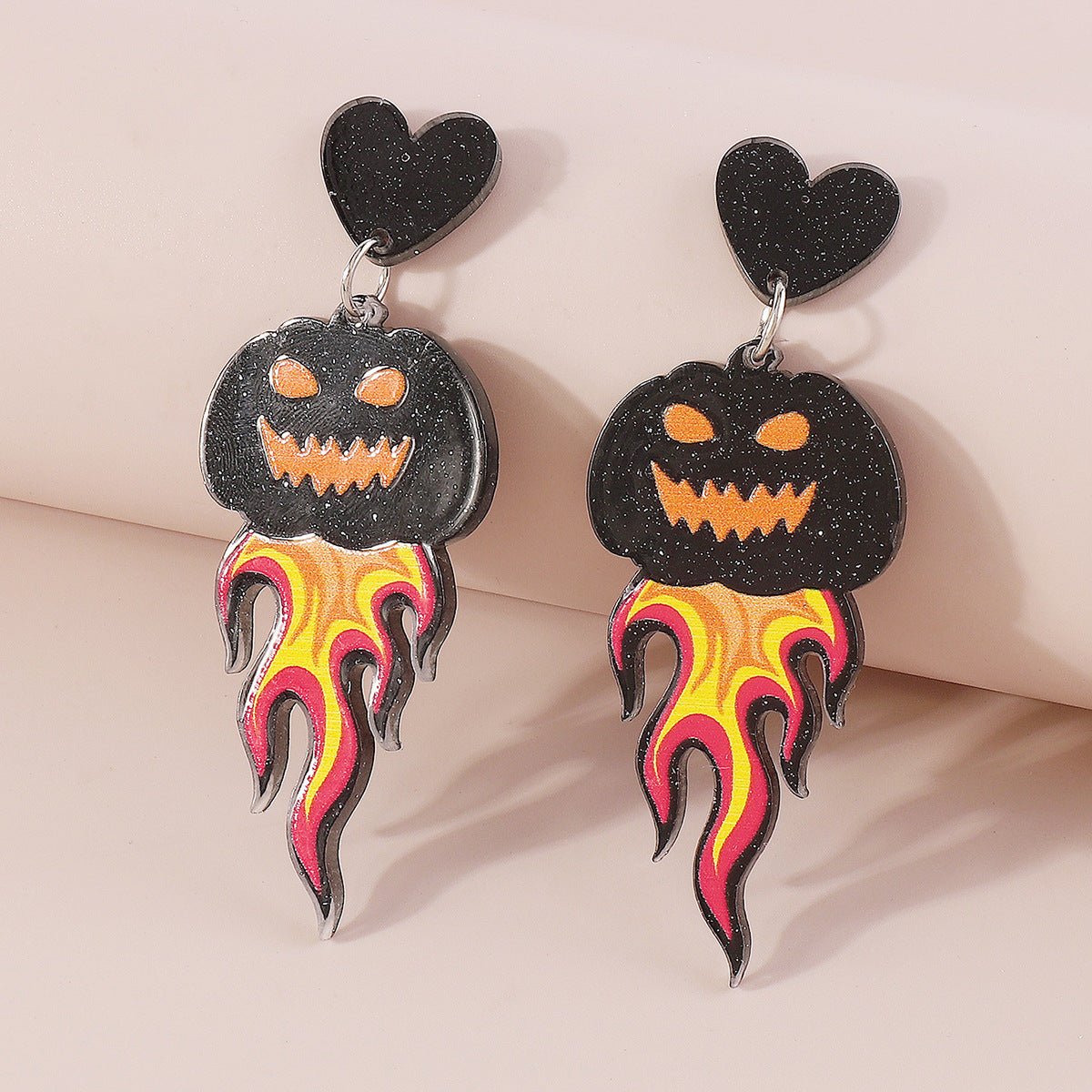 Halloween Pumkin Earrings - fierce pumkin