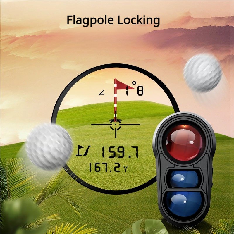 PantherSight Golf Rangefinder-Advanced Technology-Flagpole Locking