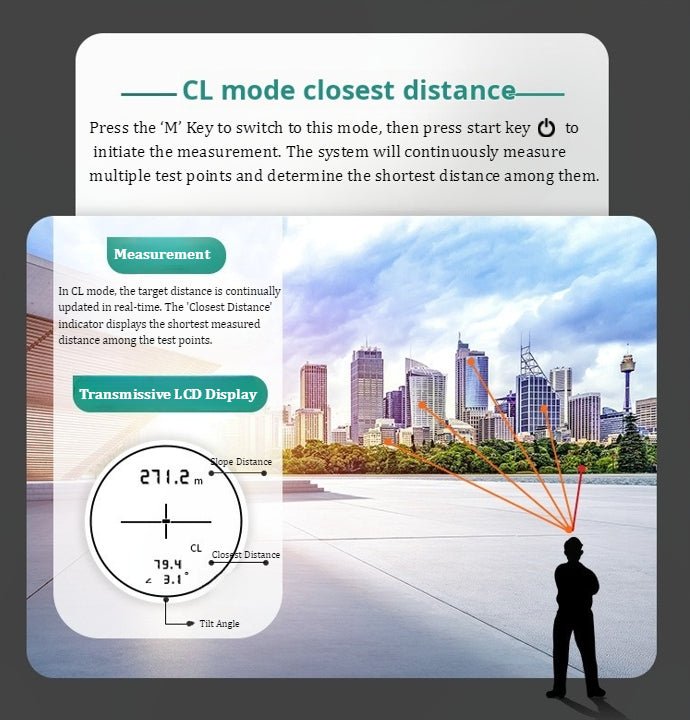 SharpEye_NP_Series_Golf_Laser_Rangefinder-Closest Distance