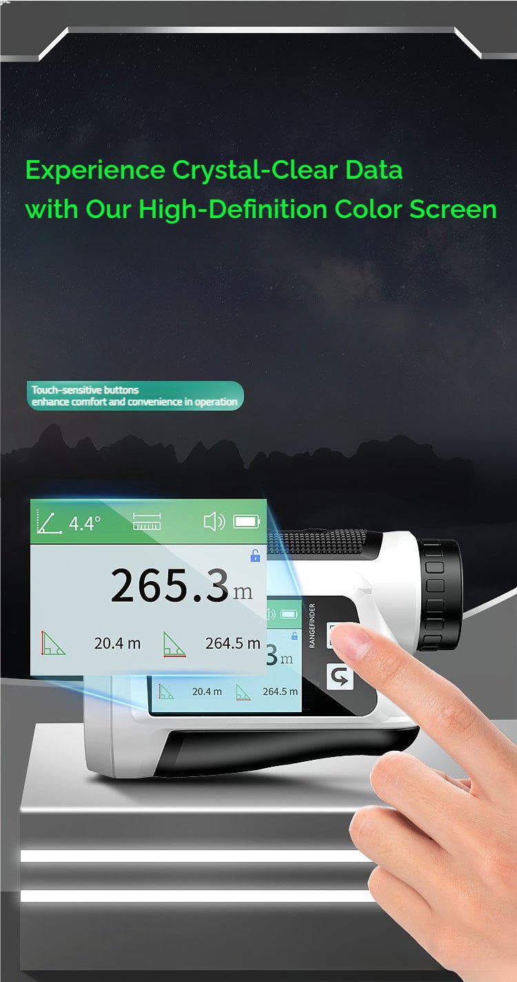 SharpEye NP_Series_Golf_Laser_Rangefinder-High Resolution Colour LCD