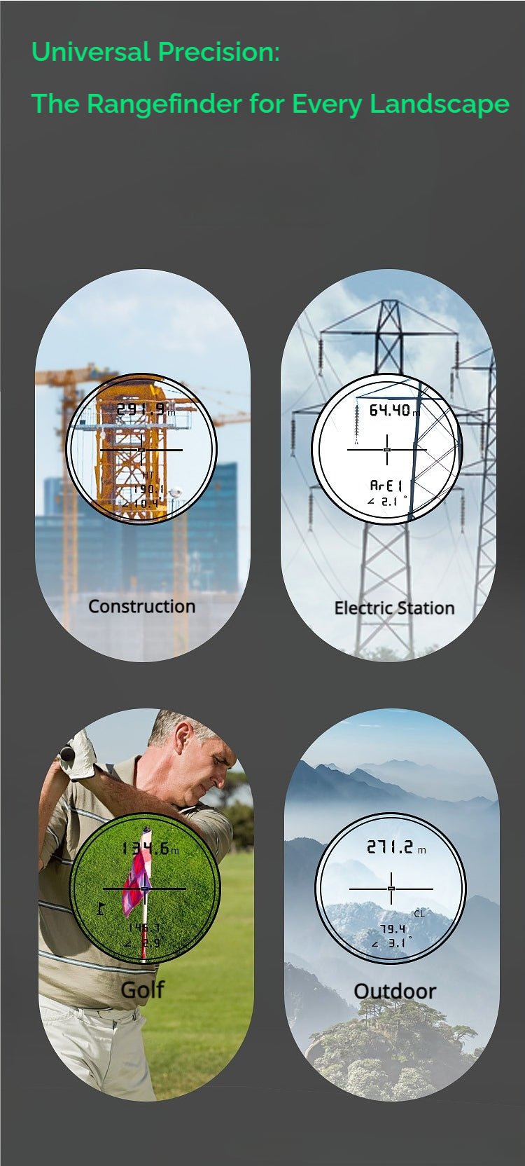 SharpEye_NP_Series_Golf_Laser_Rangefinder-Versatile Applications