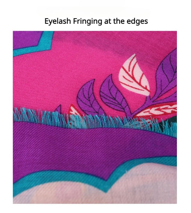 Elysian Sip | Wool Scarf |100% Australian Wool, 80s |Ode to the Art of Living - Jin's Finds